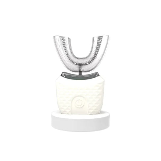 Cepillo de dientes eléctrico para adultos, carga USB automática, cepillo de dientes en forma de U, cepillo de dientes recargable inteligente de 360 grados
